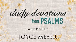 Daily Devotions From Psalms Salmos 1:1-2 Hmooh hmëë he- ga-jmee Jesucristo; Salmos