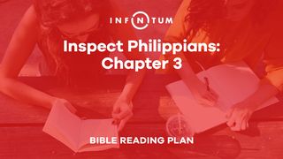 Infinitum: Inspect Philippians 3 Philippians 3:12-14 The Message