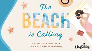 The Beach Is Calling: A 10 Day Plan for Rest and Relaxation Salmos 62:1 Nova Tradução na Linguagem de Hoje