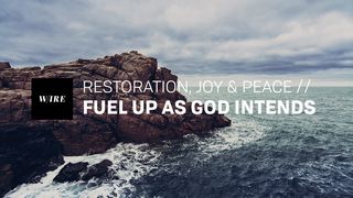 Restoration, Joy & Peace // Fuel Up as God Intends Job 3:26 Good News Bible (British Version) 2017