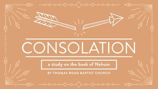 Consolation: A Study in Nahum Nahum 3:1 New International Version