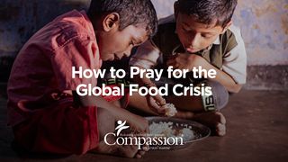 How to Pray for the Global Food Crisis Matthew 25:36 English Standard Version 2016