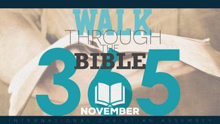 Walk Through The Bible 365 - November  The Books of the Bible NT