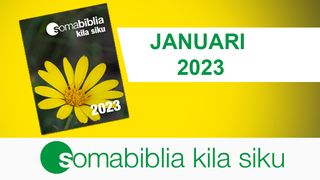 Soma Biblia Kila Siku JANUARI/2023 Yohana 1:42 Swahili Revised Union Version
