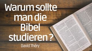 Warum sollte man die Bibel studieren? 2. Timotheus 3:16-17 Lutherbibel 1912