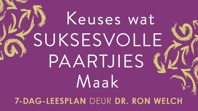 Keuses wat suksesvolle paartjies maak