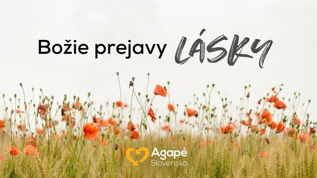 Božie prejavy lásky