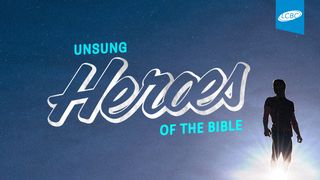 Unsung Heroes of the Bible Judges 3:23 New American Bible, revised edition