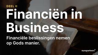 Financiën in business - deel II Romeinen 12:18 BasisBijbel