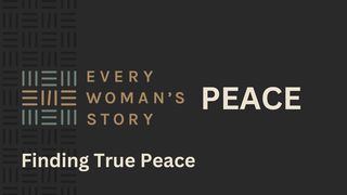 Finding True Peace Romans 3:17 New International Version
