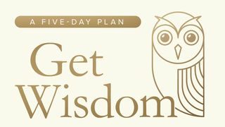 Get Wisdom Proverbs 1:1-6 The Message