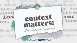 Context Matters: New Testament Backgrounds  The Books of the Bible NT