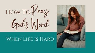 How to Pray God's Word When Life Is Hard Psalms 30:2-3 The Message