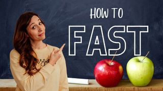 How to Fast the Biblical Way Matthew 6:17-30 New International Version