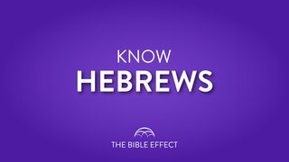KNOW Hebrews Hebrews 10:1-10 The Message