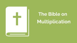 Financial Discipleship - the Bible on Multiplication Matthew 13:20-21 The Message