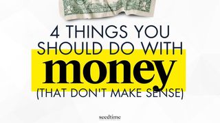 4 Things Christians Should Do With Money (That Don't Make Sense) Exodus 20:8-11 The Message