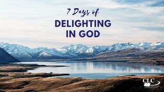 Delighting in God Psalms 37:1-2 The Message