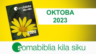 Soma Biblia Kila Siku / Oktoba 2023 Yohana 20:21-22 Swahili Revised Union Version