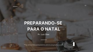Preparando-se para o Natal Lucas 1:33 Nova Versão Internacional - Português