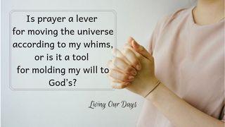 What's the Purpose of Prayer? Luke 18:1-7 New Living Translation