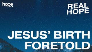 Real Hope: Jesus' Birth Foretold Isaiah 40:3-5 The Message