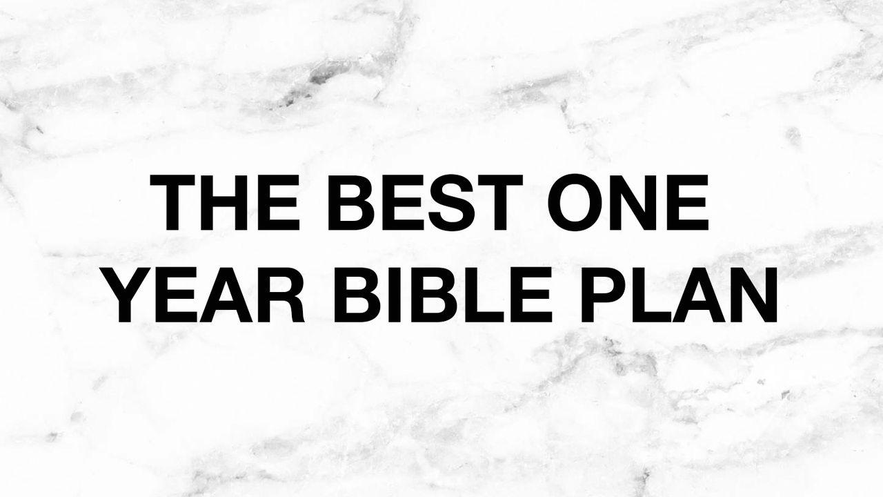 One Year Bible Plan