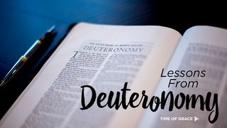 Lessons From Deuteronomy Deuteronomy 33:27 New International Version