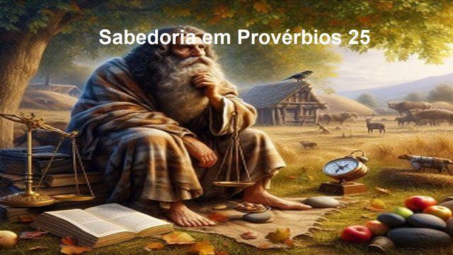 Sabedoria Em Provérbios 25