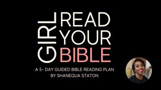 Girl Read Your Bible Genesis 1:6-8 The Message