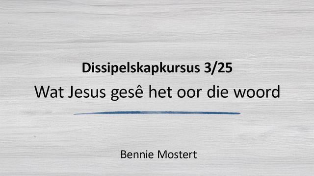 Wat Jesus gesê het oor die Woord