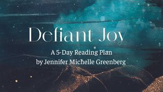 Defiant Joy John 16:22-23 New Living Translation