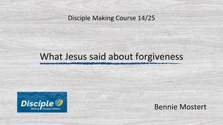 What Jesus Said About Forgiveness Luke 17:3 World English Bible, American English Edition, without Strong's Numbers