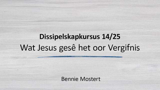 Wat Jesus Gesê Het Oor Vergifnis