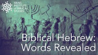 Biblical Hebrew: Words Revealed Exodus 2:10 The Message