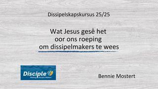 Wat Jesus Gesê Het Oor Ons Roeping Om Dissipelmakers Te Wees Romeine 1:17 Die Bybel 2020-vertaling