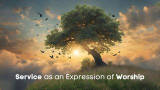 Service as an Expression of Worship Evangelija pagal Joną 13:14-15 Biblija. Senasis Testamentas. Naujasis Testamentas
