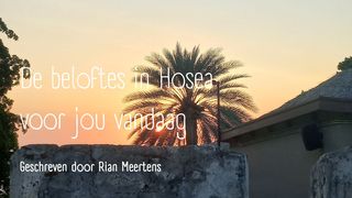 De beloftes in Hosea voor jou vandaag Hoséa 2:3 Statenvertaling (Importantia edition)