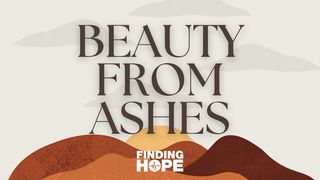 Beauty From Ashes: Finding Hope in the Midst of Devastation Job 2:4-5 The Message