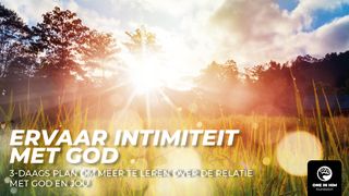 Ervaar intimiteit met God Genesis 1:26-27 Statenvertaling (Importantia edition)