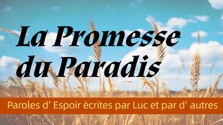 La Promesse du Paradis Psaumes 139:7 Parole de Vie 2017