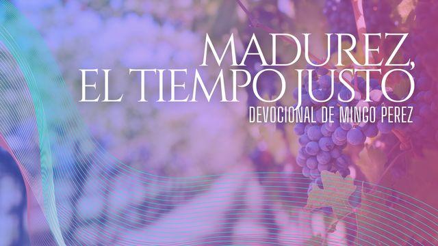 MADUREZ, EL TIEMPO JUSTO