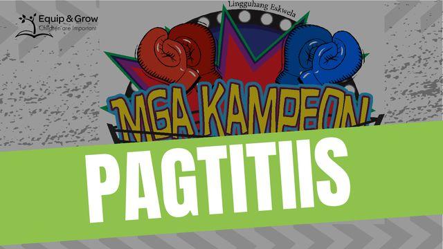Pagtitiis, Isang Bunga Ng Espiritu