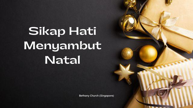 Sikap Hati Menyambut Natal