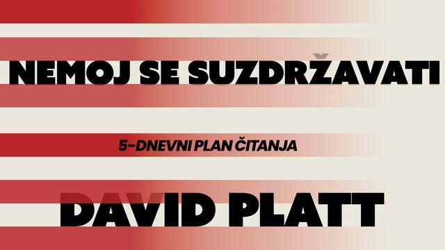 Nemoj se suzdržavati