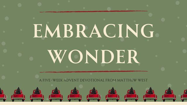 Embracing Wonder: A 5-Week Advent Devotional From Matthew West