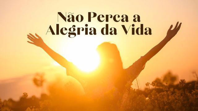 Não Perca a Alegria da Vida