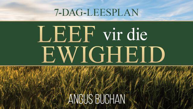 Leef vir die ewigheid