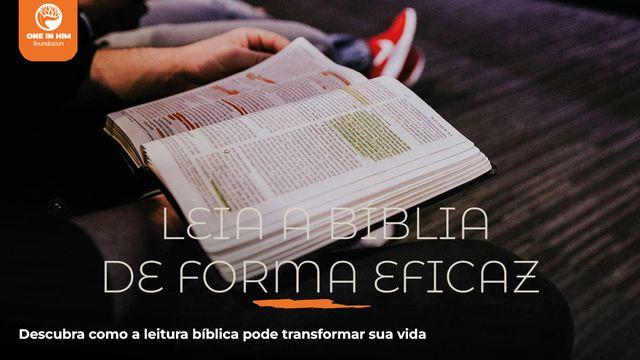 Leia a Bíblia De Forma Eficaz