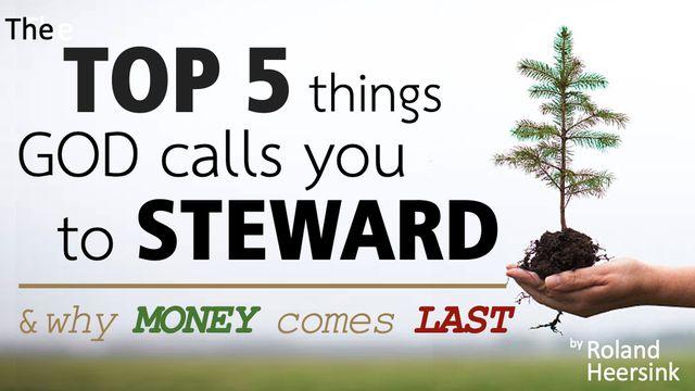 The Top 5 Things God Calls You to Steward — and Why Money Comes Last